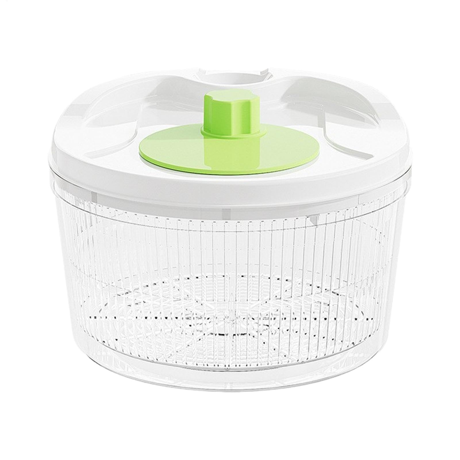 Fruit Washer Spinner Bowl, Salad Spinner, Manual Crank with Drain Spout