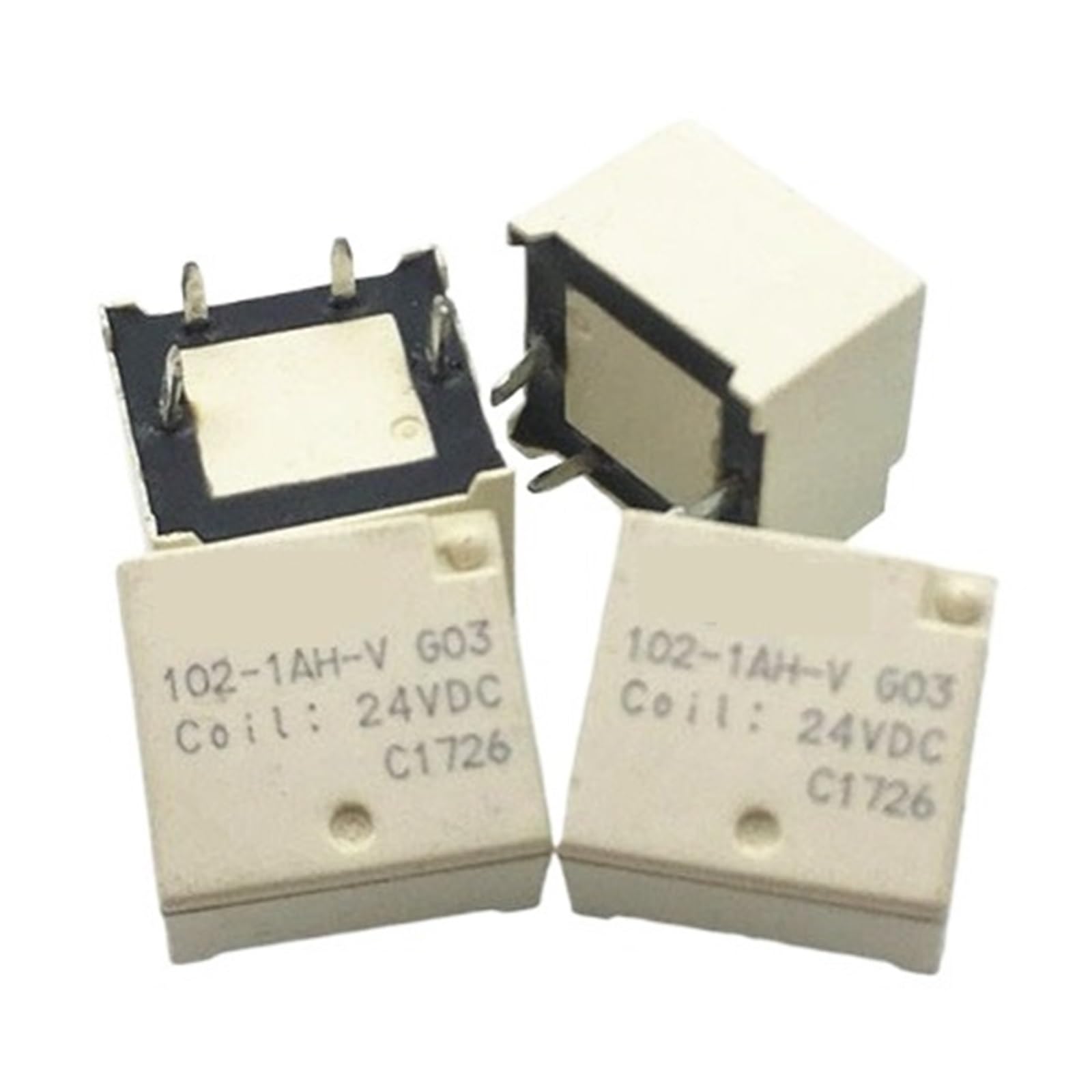 24V Relay 102-1AH-V évite les pannes de surtension sur carte électronique, 4 PIN DC24V