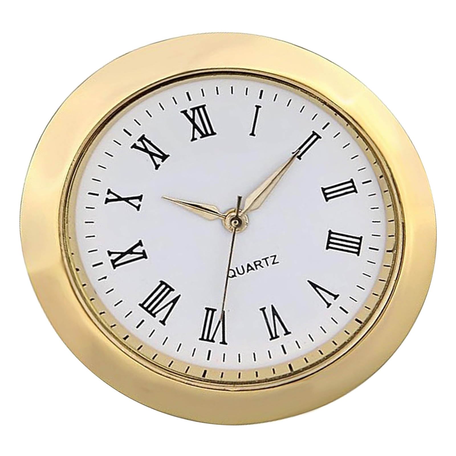NEWFT 36mm Round Circular Inlaid Watch Head with Roman Numerals for Crafting and Repairing Inlaid Watch Head