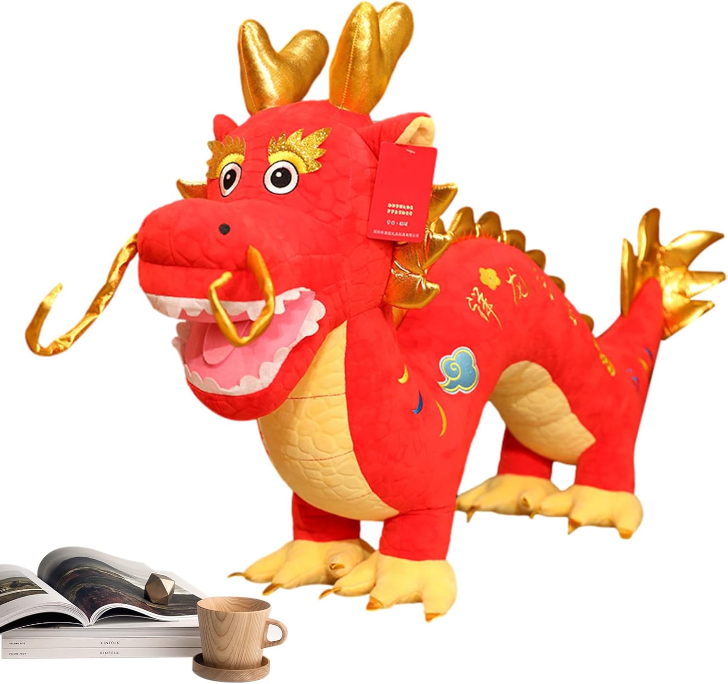 Year Of The Dragon Plush Toy, Chinese Zodiac Dragon Plushine, Cute Cartoon Dragon Stuffed Animal