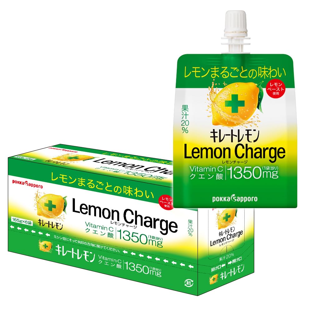 キレートレモン レモンチャージゼリー165g×6個
