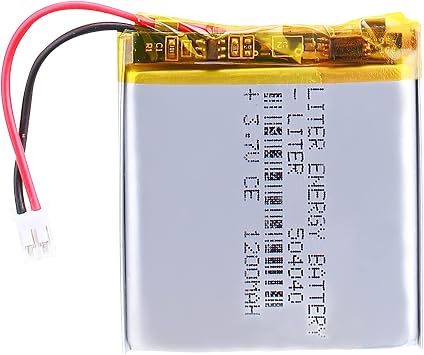 Liter energybattery 3.7V Lipo Battery 1200mAh Rechargeable Lithium ion Polymer Battery 504040 with JST Connector