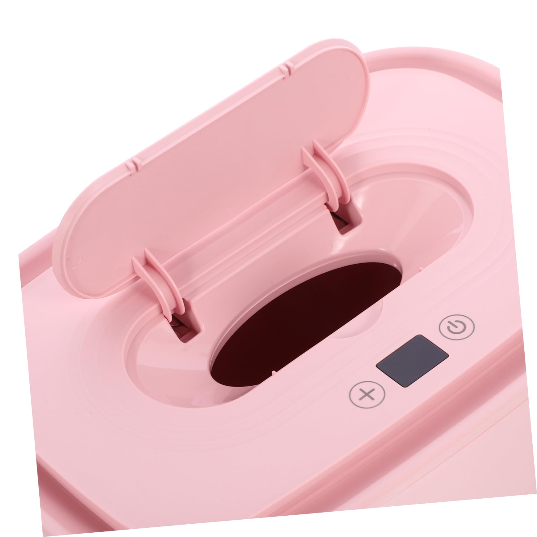 Kisangel 2 Pièces Boîte de Tissus Chaude Intelligente tu hygiène Simplement Plus Chaud lingettes essuyer Le réchauffement pour Les bébés Chauffe-Tissus humides PP Rose
