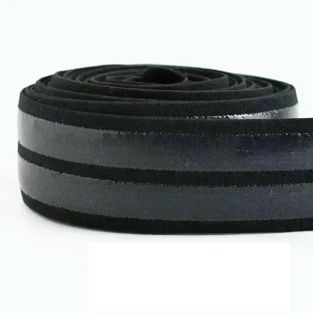 Elastyczna taśma do szycia, Szycie Elastyczna opaska Pasek biustonosza Bielizna Pas biodrowy Czarny Biały 10-50mm 2/5m(EB038-Black-50mm 10-50mm,5Meters)