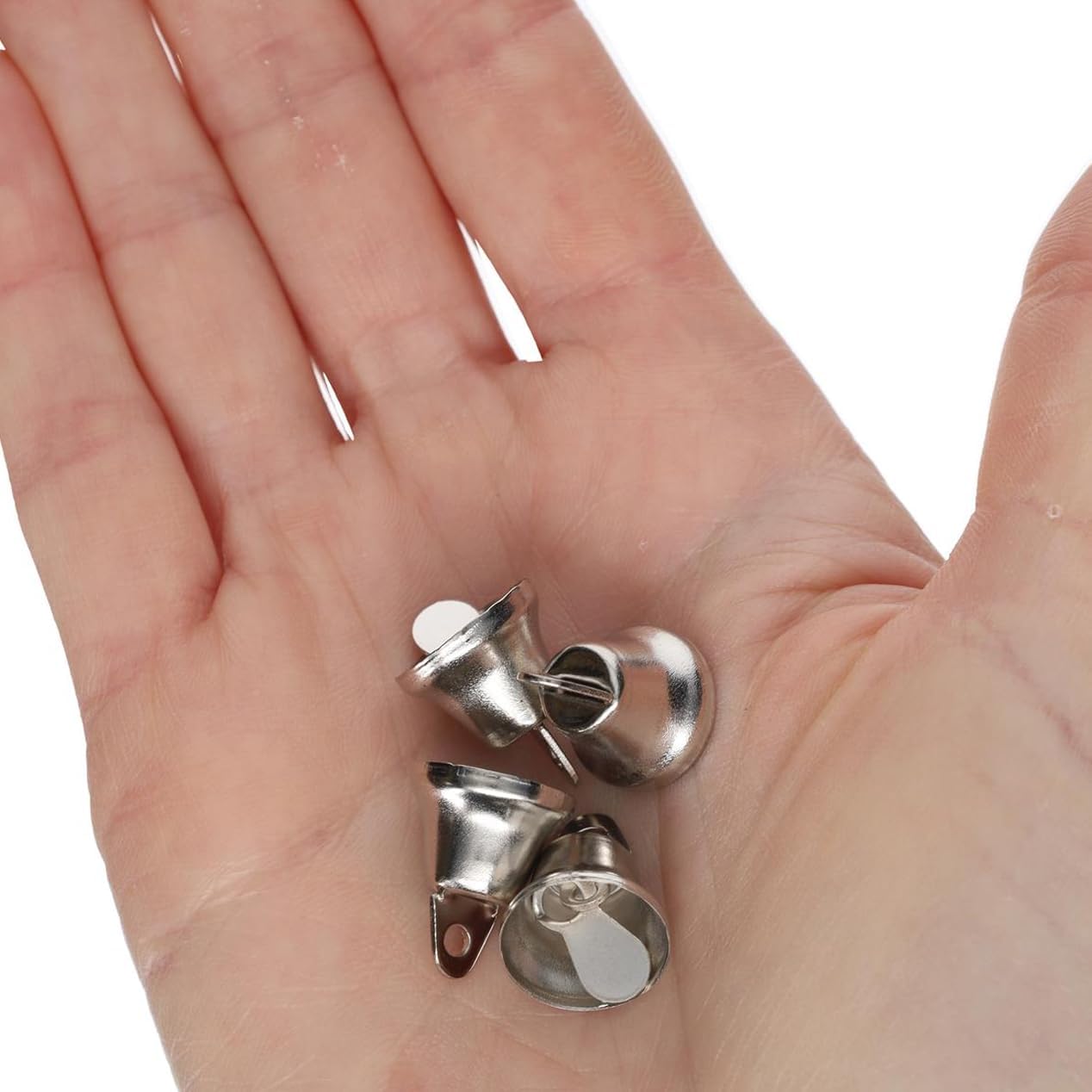 PA Essentials LibertyBell12mm4pcSilver Silver