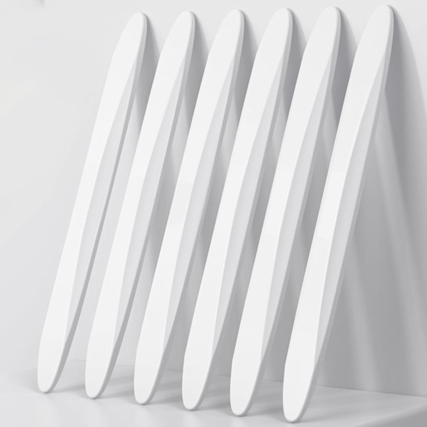 PNHTHJDC Car Door Bumper Guard Strips for Volkswagen Golf Sportsvan 2014-2024,Universal Rubber Anticollision Car Door Bumper Protection Pads,White
