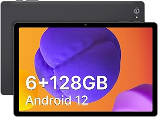 Android Tablet, 10.51-inch Tablet, 6GB RAM+128GB ROM with Dual Camera(5+13MP),1200 * 1920FHD IPS Screen,Dual-Band WiFi (2.4GHz 5GHz) and Bluetooth 5.0, 7500mAh Battery,(Space Gray)