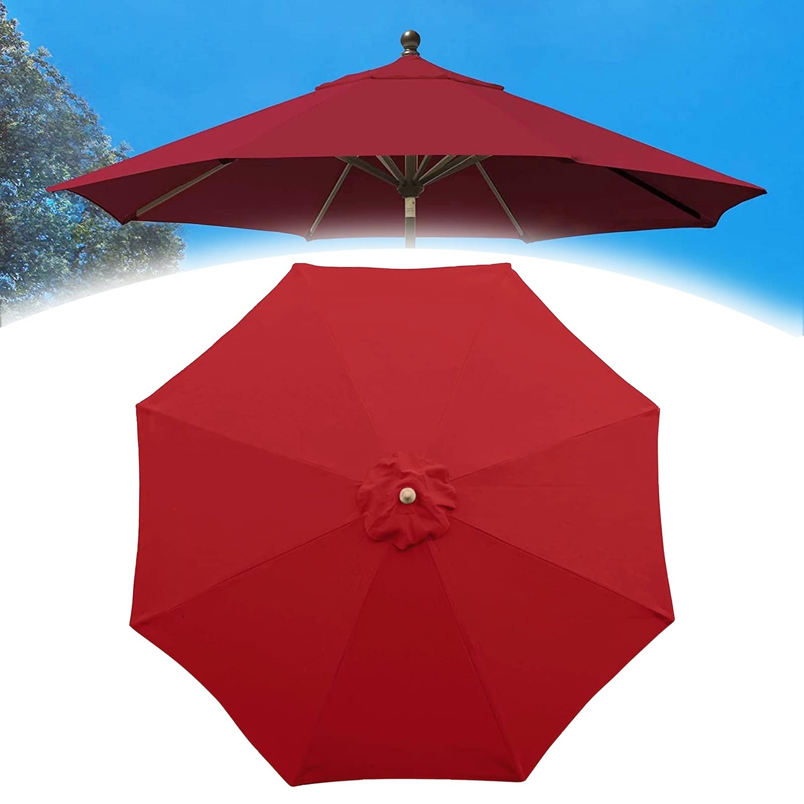 best selling patio umbrellas Amazon.com : Blissun 9' Outdoor Patio Umbrella, Outdoor Table Umbrella,  Yard Umbrella, Market Umbrella with 8 Sturdy Ribs, Push Button Tilt and  Crank (Tan) : Patio, Lawn & Garden