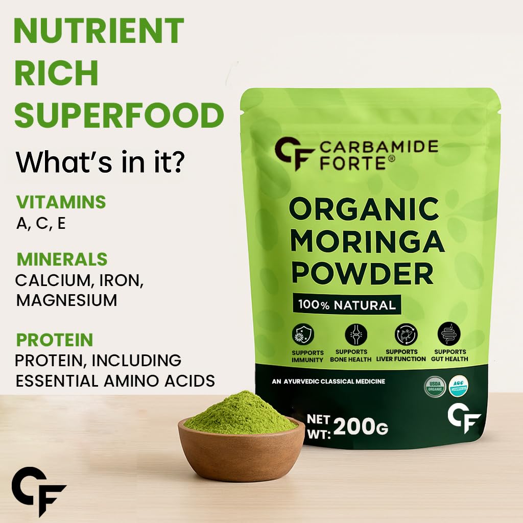 Buy Now Carbamide Forte 100% Organic Moringa Powder - Moringa Oleife...
