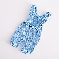 Vista 3 de Zeroest Accesorios de fotografía para bebé, traje de sesión de fotos para niño y niña, disfraz de ganchillo para recién nacido, ropa de punto