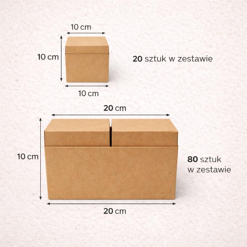 CHIC BOX Kartonowe Klocki Konstrukcyjne 100 Elementów dla Dzieci 3+ Kreatywny Zestaw do Budowy Domków Baz i Zamków