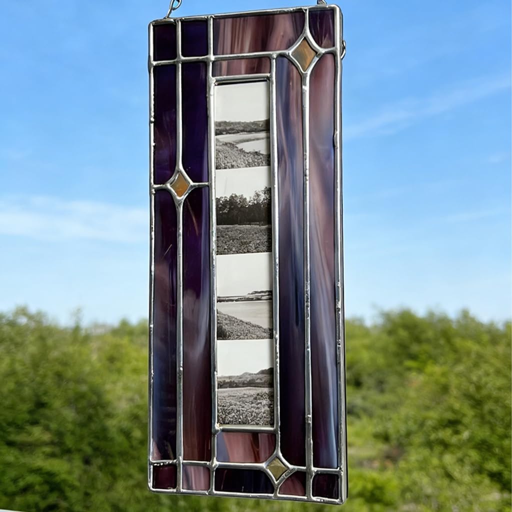 Colorful Acrylic Photo Strips Frame for Wedding Memory Picture Display Decors