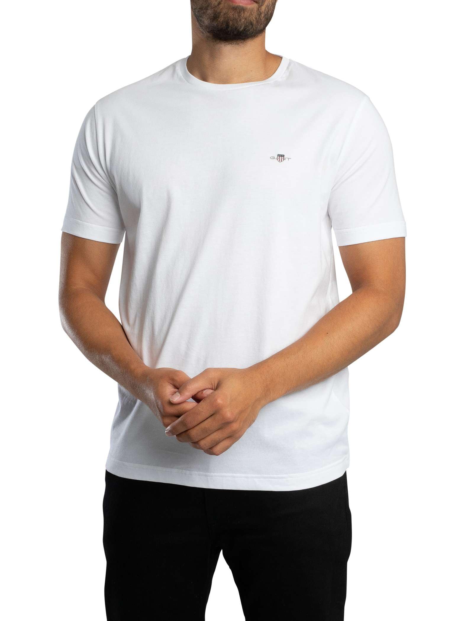 Gant Herren Printed Archive Shield Tshirt T-Shirt (1er Pack)