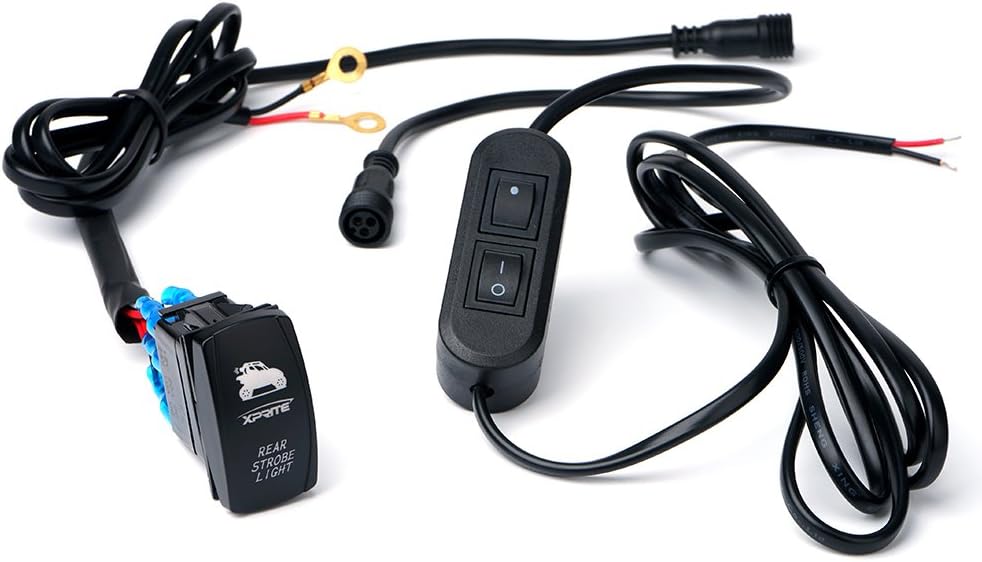 Xprite Wiring Harness with 2 Switches For Rear LED Strobe