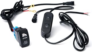 Xprite Wiring Harness with 2 Switches for Rear LED Strobe Chase Light Bars
