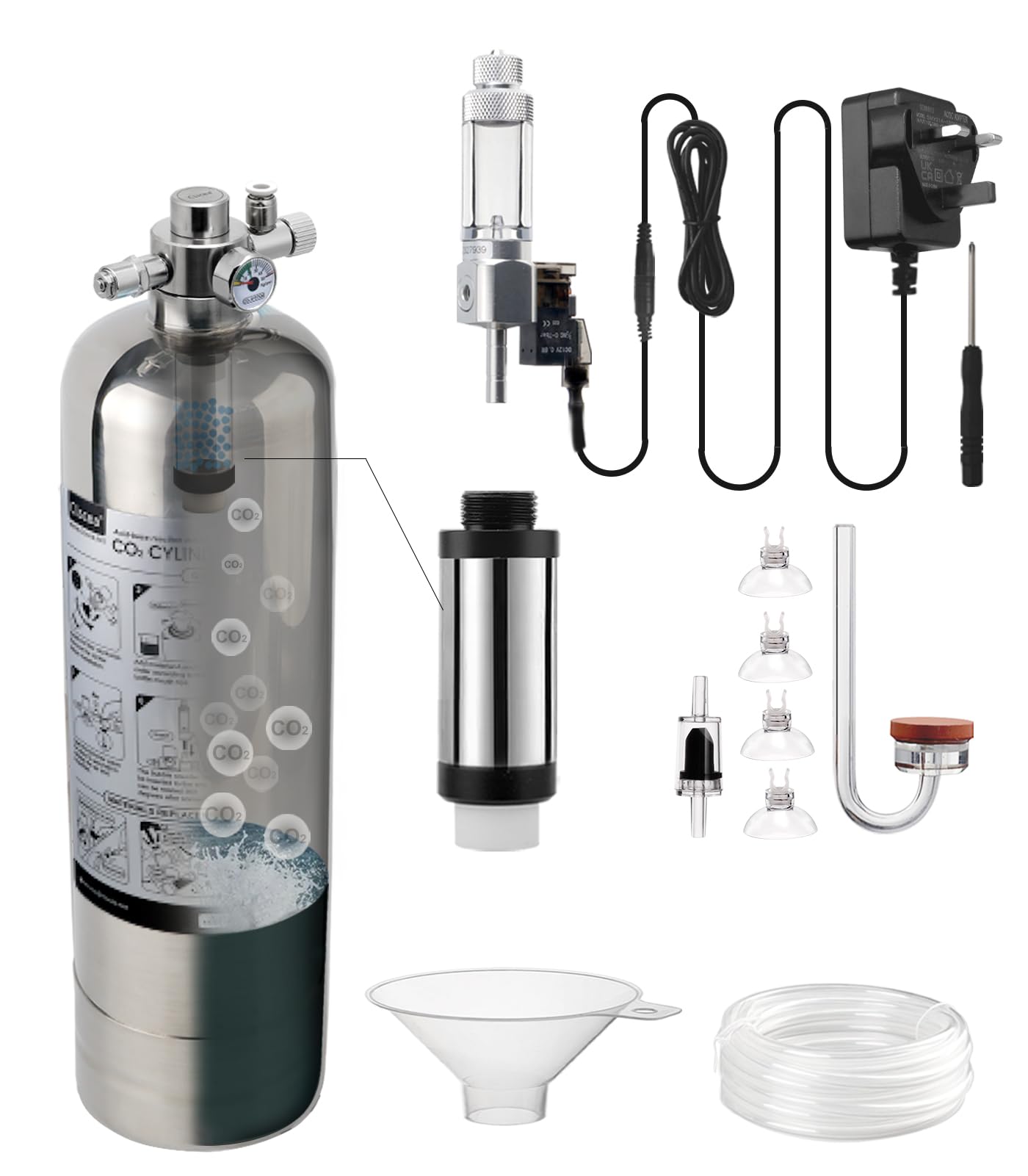 générateur co2 aquarium système