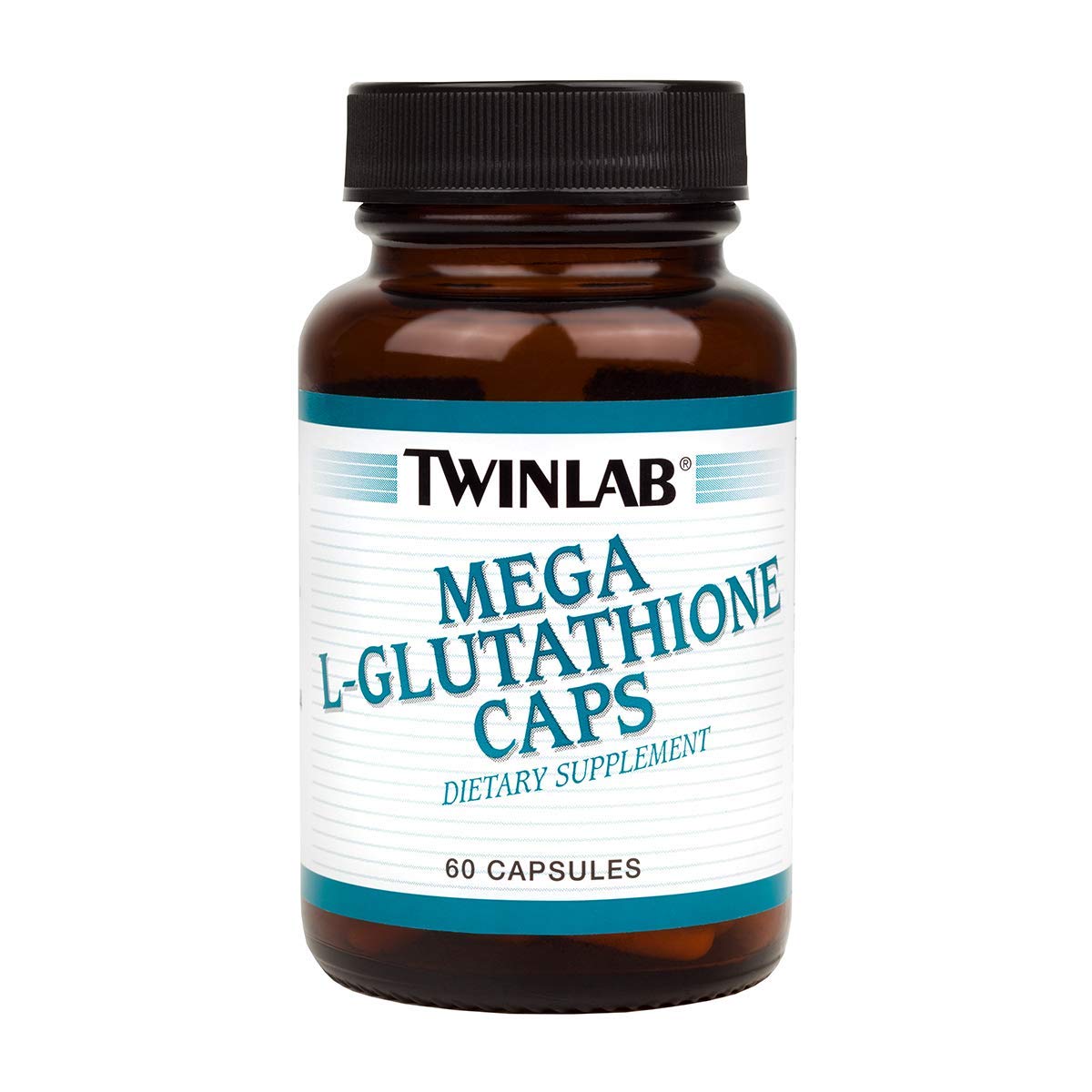 Twinlab Mega L Glutathione 250mg 60 Capsules Dietary Supplement Antioxidant 