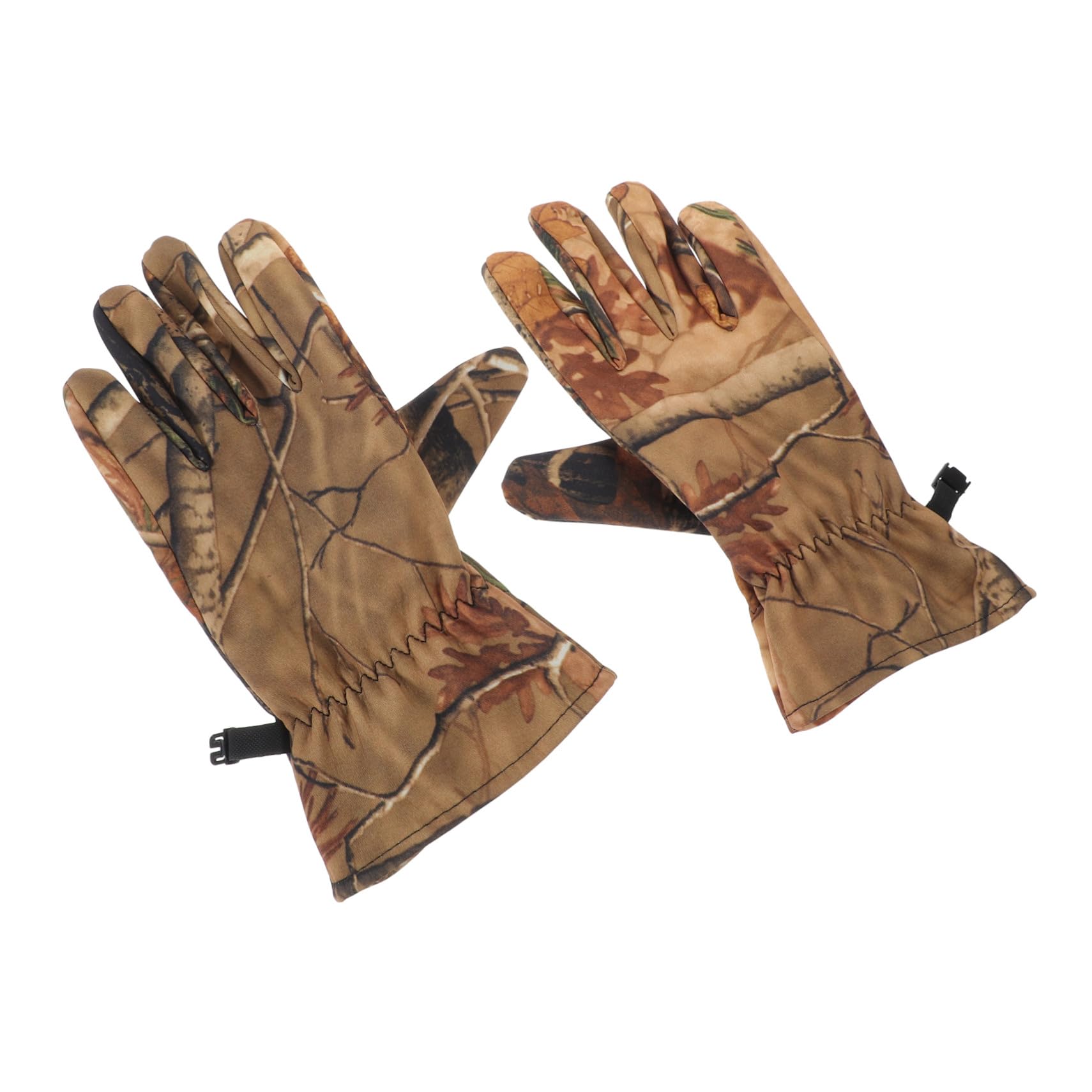 POPETPOP Guantes de Camuflaje para Caza Impermeables y Cálidos Forro Polar, Diseño Resistente Adecuado para Ciclismo y Esquí al Aire Libre