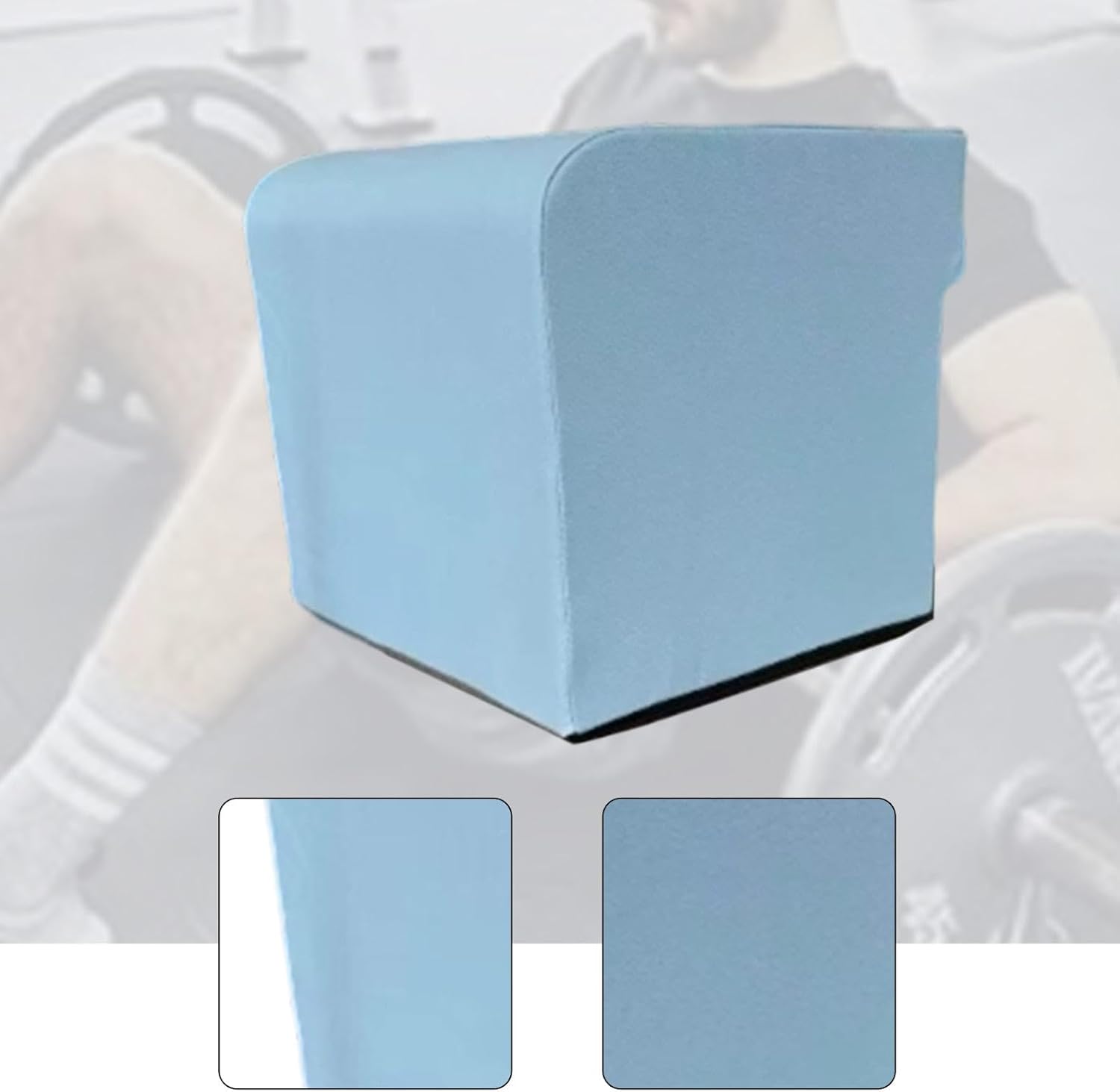 Hip Thrust Bench Machine Booty Workout - PU Leather Multifunction Exercise Bench for Home Gym Fitness