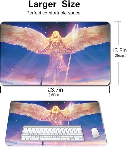 Miniatura 2 de LIUYANZE Juego de mesa TCG Playmat tamaño 23.6 x 13.8 in, alfombrilla de mouse compatible con MTG CCG RPG juego de cartas coleccionables (AVACYN,
