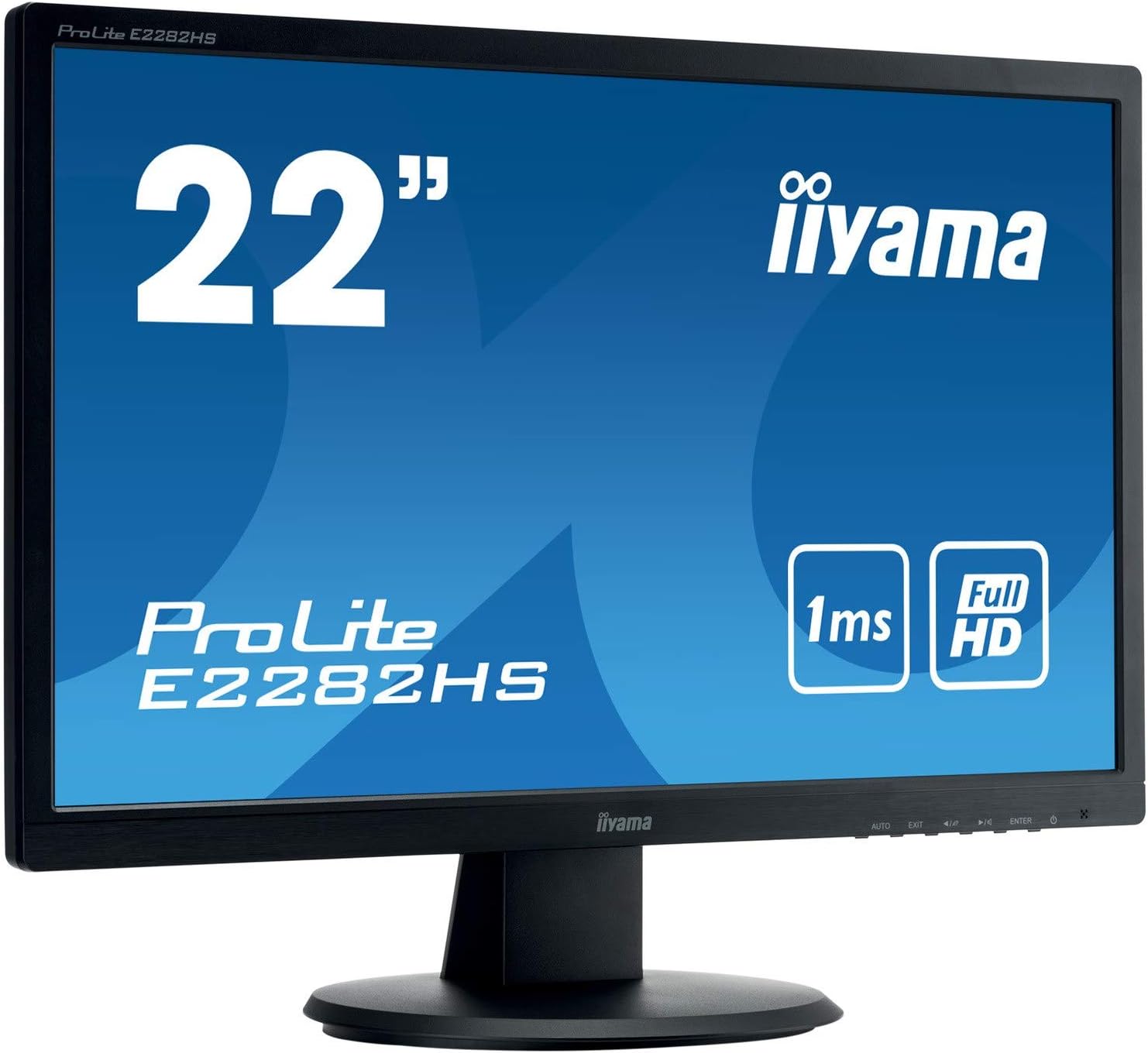 iiyama E2282HS-B1 22" ProLite Full HD LED Monitor - Black
