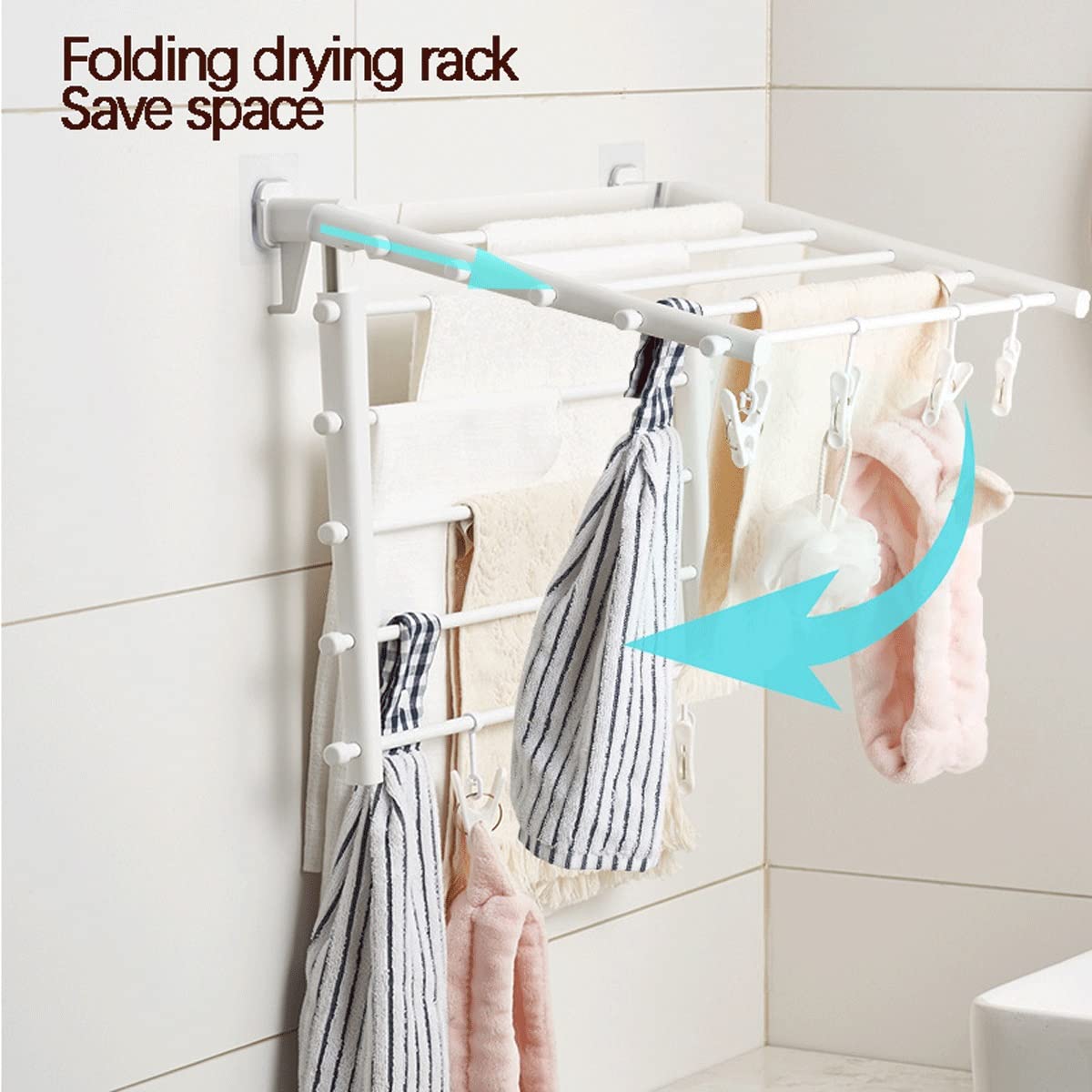 Estantes De Secado De Ropa Plegables Para Interiores Y Exteriores, De