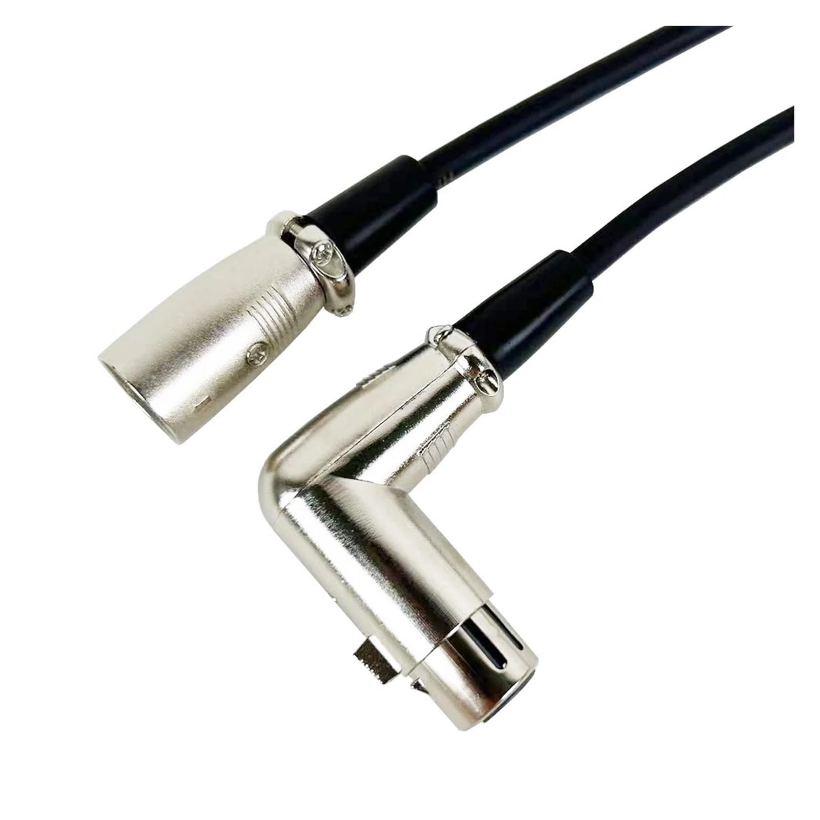 Cavo patch for microfono XLR femmina a maschio a 3 pin ad angolo retto for altoparlanti alimentati Dispositivi di registrazione for(8m)