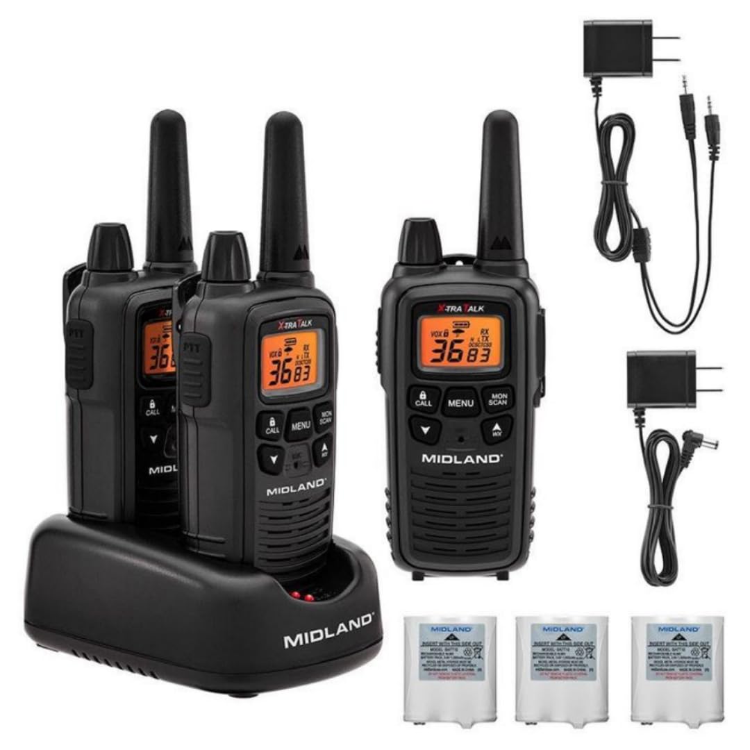 Midland LXT600VP3 FRS License Free Walkie Talkies. Black, 2 Pack — Amazon image 10