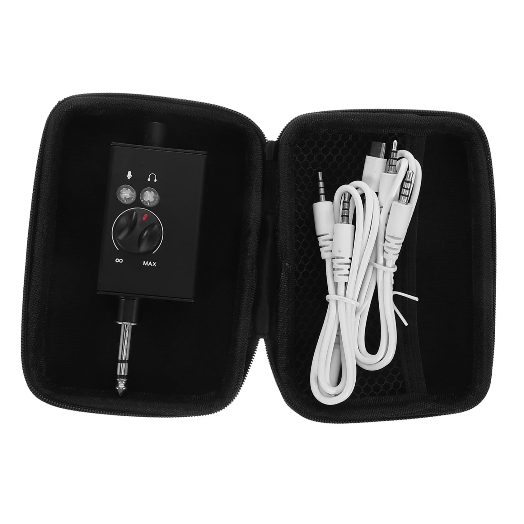Milisten 1 Set Mixer di schede audio dispositivo di cambio vocale attrezzatura per DJ per principianti DJ Sound Board mixer audio da gioco mixer DJ per plastica Nero