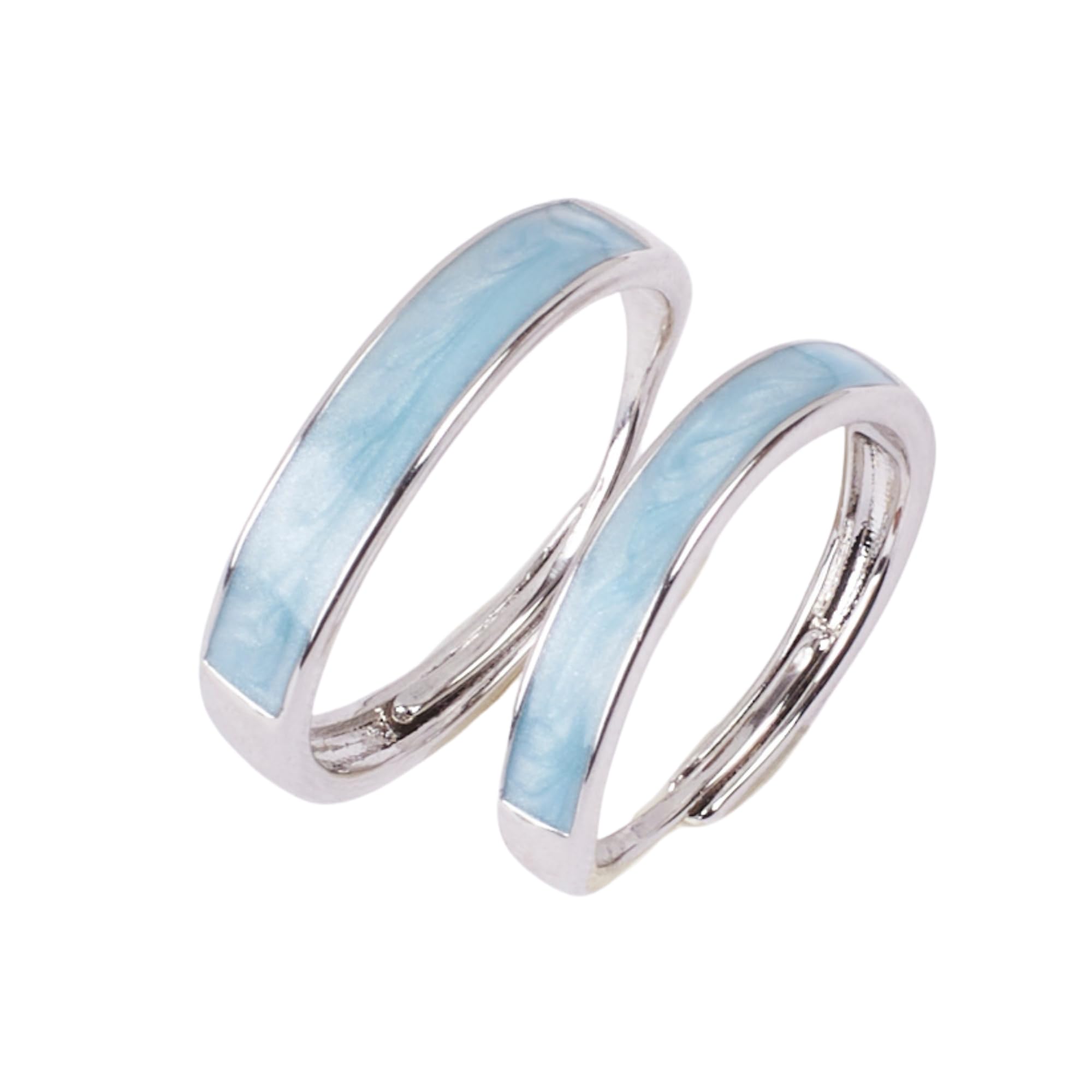 SALTY Rimba Couples Finger Rings for Women & Girls | 14K Gold Plating | Pack of 2 | Fancy | Adjustable | Stylish & Minimal | Birthday Gift | Aesthetic Jewellery | Accessories for Everyday Wear (B0DBZHZN3T) Amazon Price History, Amazon Price Tracker