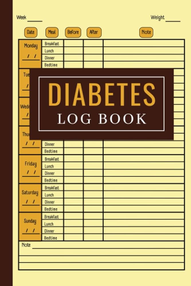 Diabetes Log Book: Daily & Weekly Glucose Monitoring Diary for Diabetics, 2-Year Blood Sugar Tracker Notebook, 4 Time Before-After (Breakfast, Lunch, Dinner, Bedtime): Shaw, Randall: Amazon.com: Books diabetes-log-book-daily-weekly-glucose-monitoring-diary-for-diabetics-2-year-blood-sugar-tracker-notebook-4-time-before-after-breakfast-lunch-dinner-bedtime-shaw-randall-amazon-com-books