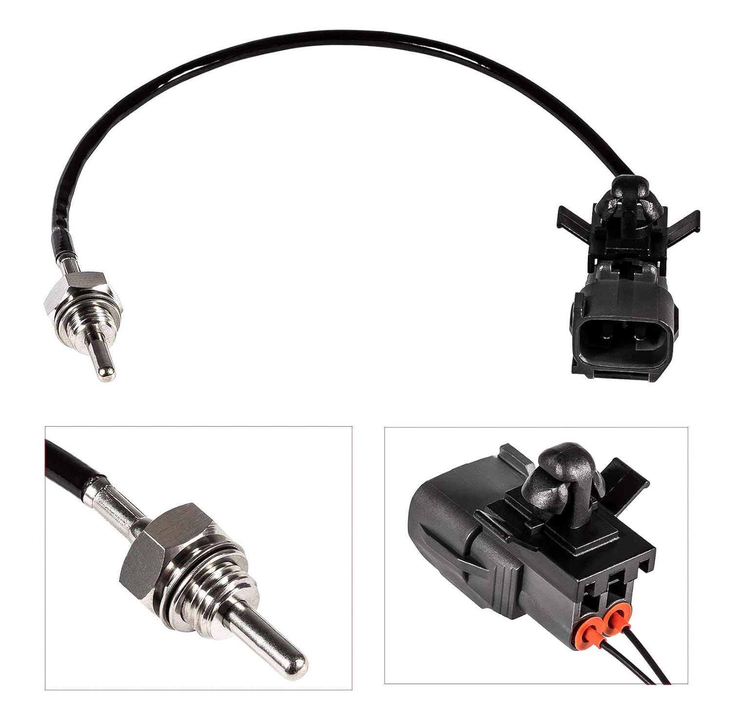 97381182 Intake Air Temperature Sensor Suitable for GM Duramax 2006-2010 LBZ/LMM 6.6L Diesel Engines