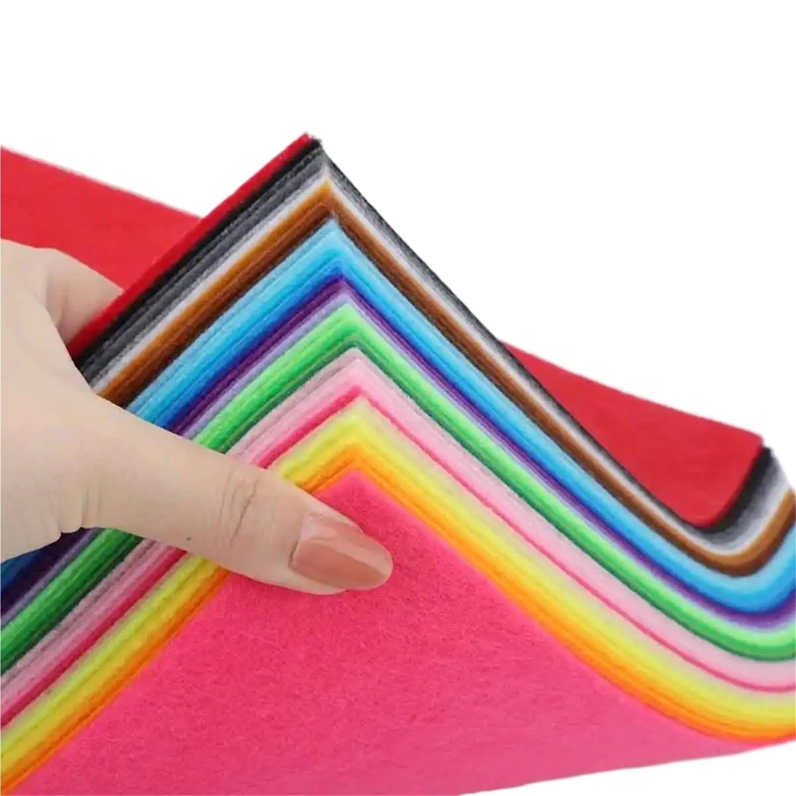40 Stück Filzstoffstücke, mehrfarbig, DIY-Prozessblock für DIY Patchwork