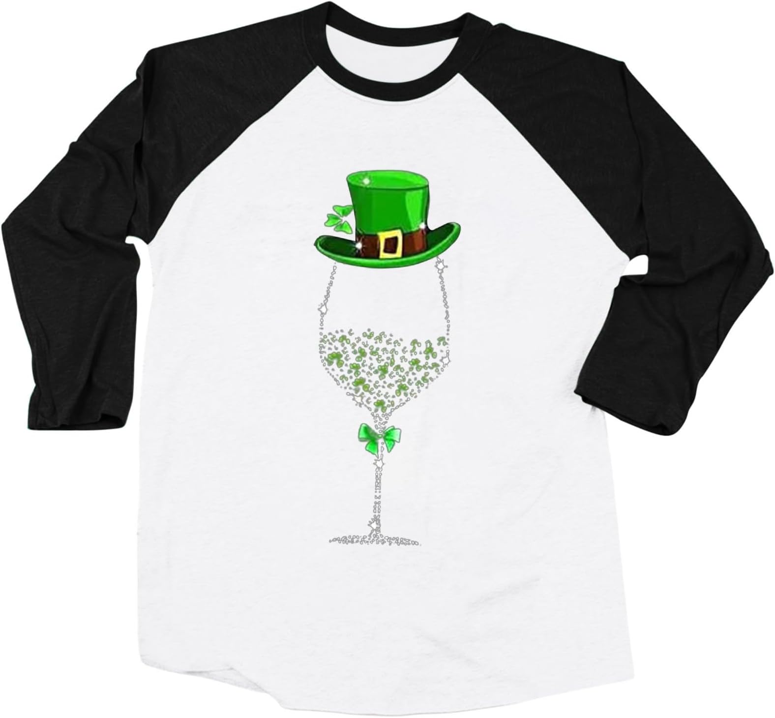 FunAloe Sweatshirts For Women Uk St.Patrick's Day Jumper Women Jumpers For Women Uk Plus Size Ladies Sweaters And Jumpers Golf Shirts Tops For Women Uk Gym Tops Party Top Basic Tops HFU