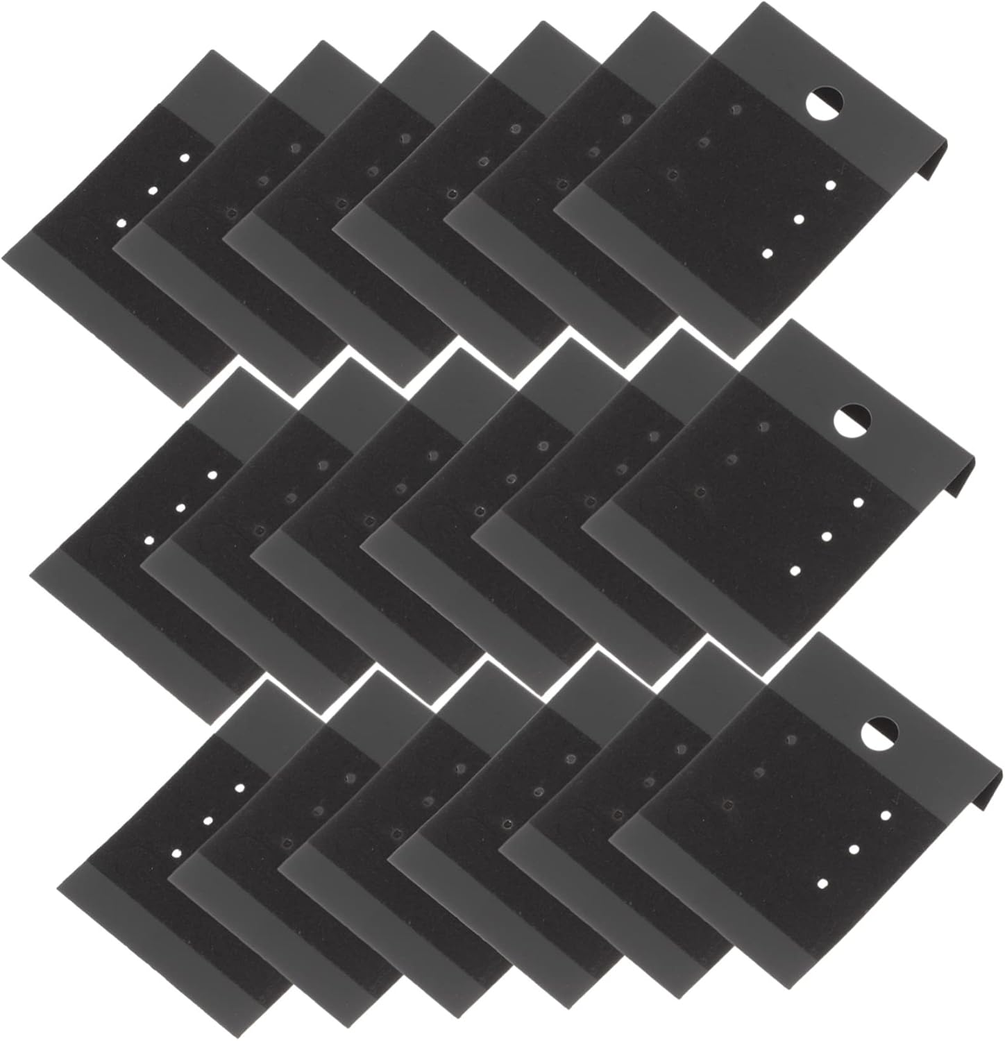 Lurrose 300pcs Earring Display Cards Pre-cut for Easy Jewelry Presentation Compact for Storage for Earrings and Studs Practical Packaging for Retail and Personal Use