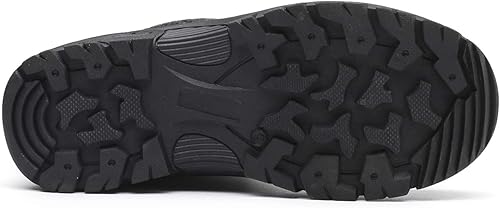 Miniatura 7 de Men's Winter Snow Boots Waterproof Non-Slip Insulated Warm Safe and Durable Outdoor Ski Classic Suede, Non-Slip Rubber Outsole, Cushioned EVA