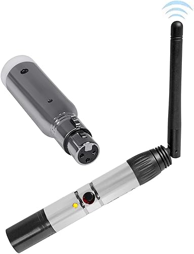Rockville DMX-WTR inalámbrico DJ DMX transmisor de iluminación+receptor