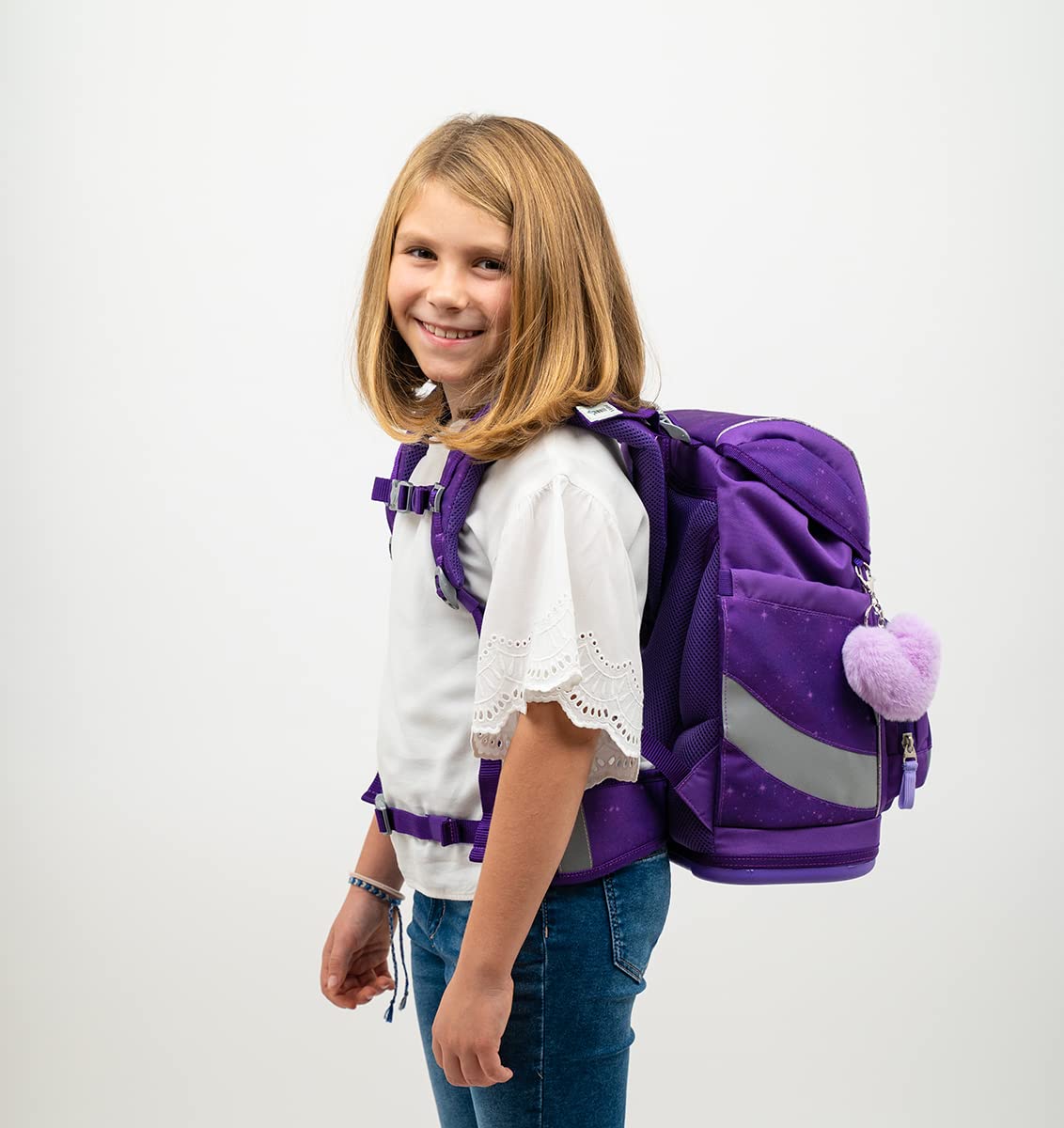 Belmil 405-51 Schulranzen Set 4 - teilig (Purple Sky)