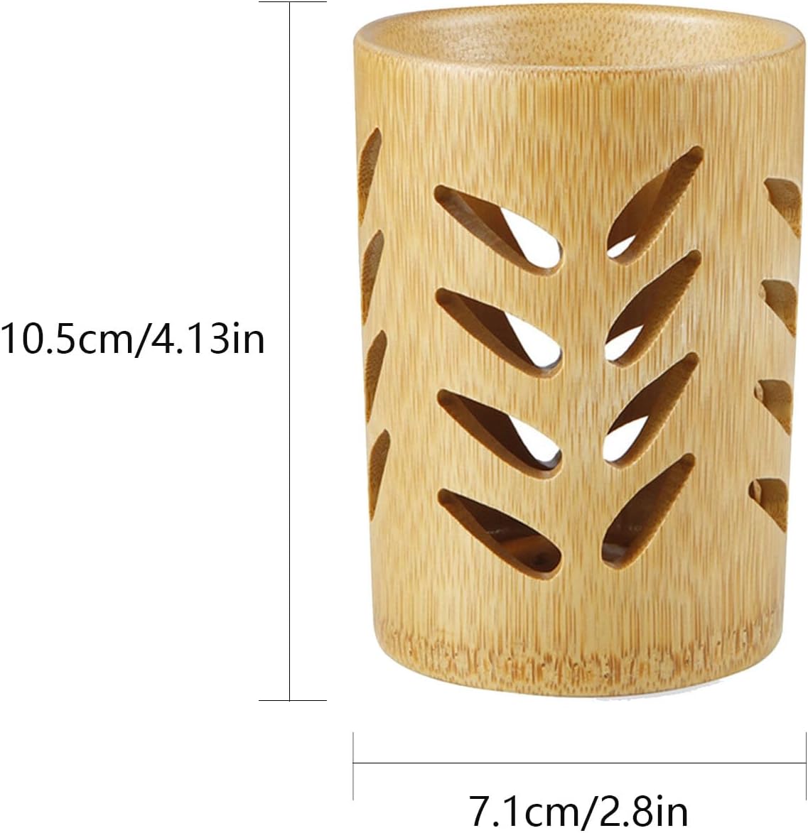 Leaf Shape Toothbrush Holder, Bamboo