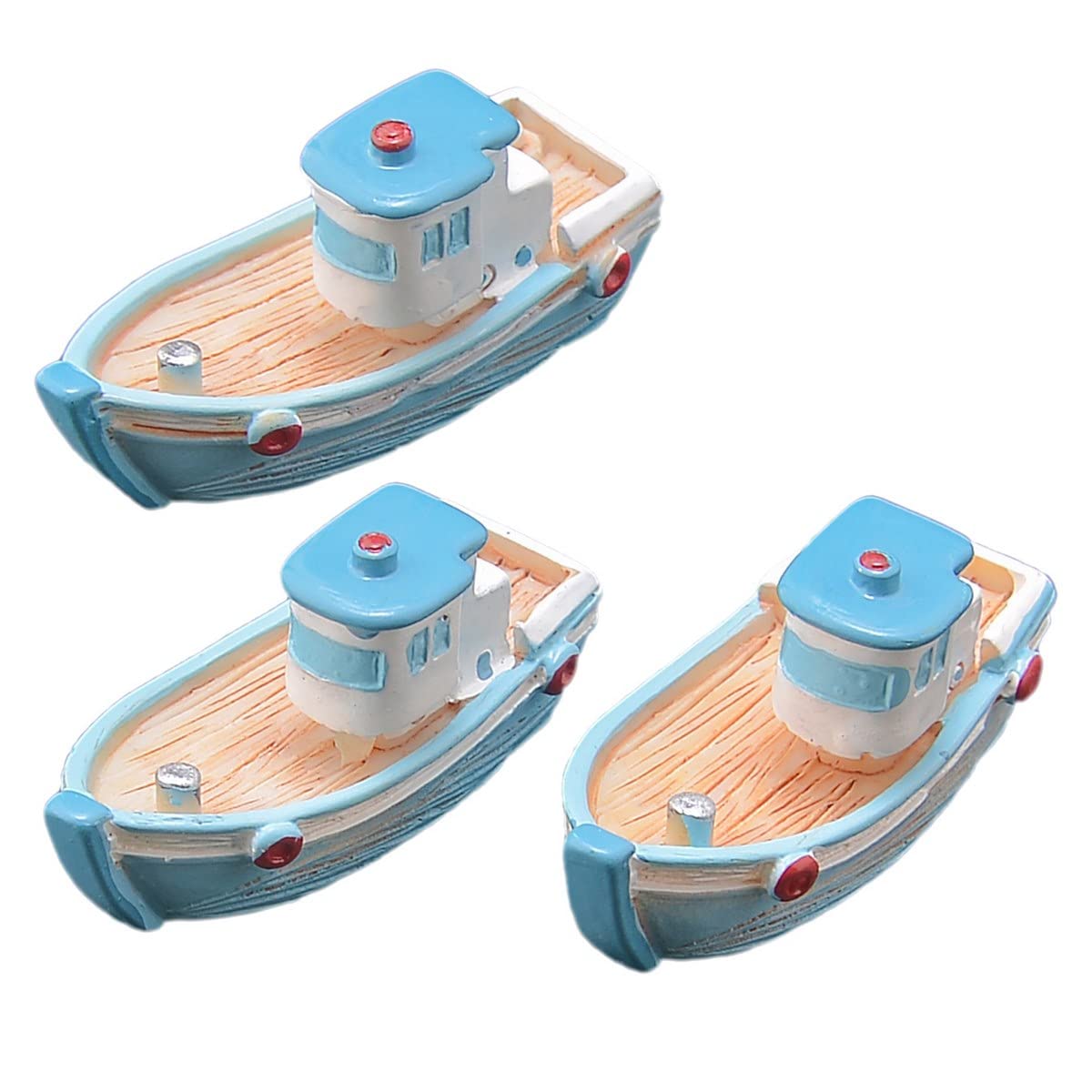 EKTA STATIONERY Miniature Boat with 2 Oars for Fairy Garden/Landscaping/Tray Gardening/Terrariums (Set of 2pc) (Fancy Model Blue Boat 2pcs Set) (B0B61TXNC6) Amazon Price History, Amazon Price Tracker