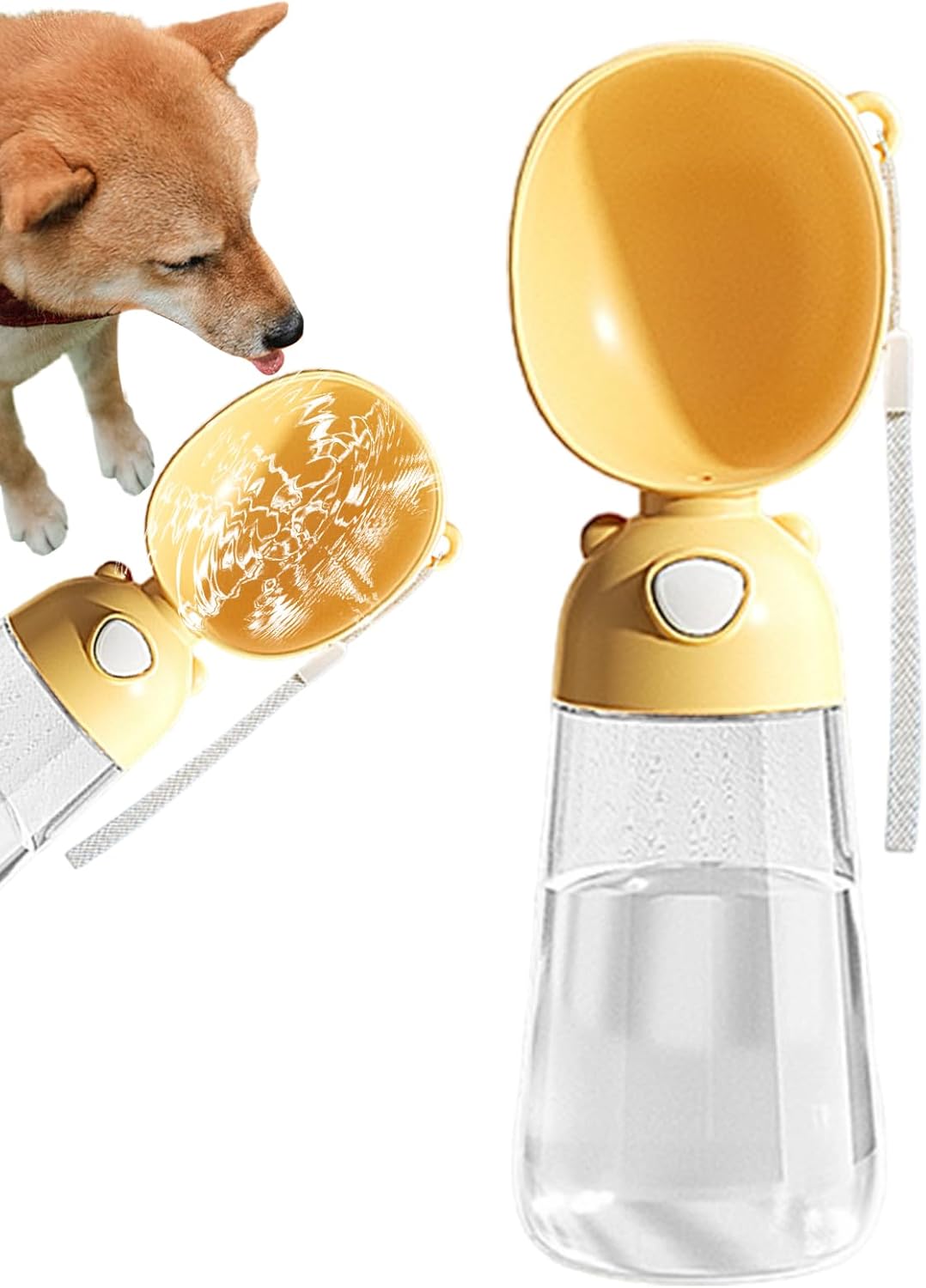 Portable Water Bottle for Dogs,Puppy Water Dispenser Portable - Pet Drinking Container for Hiking Outing, Leakproof Dog Watering Dispenser
