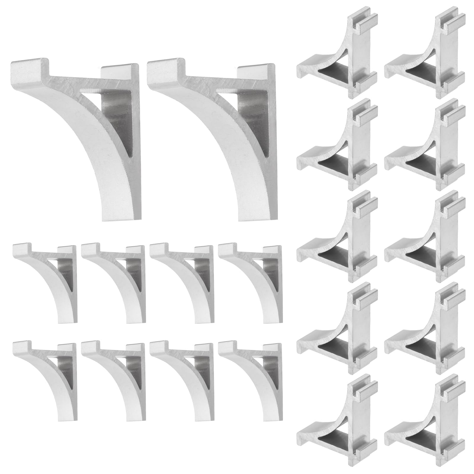 Nexarelle 20Pcs Freezer Shelf Clips Fridge Cooler Shelf Support Hooks