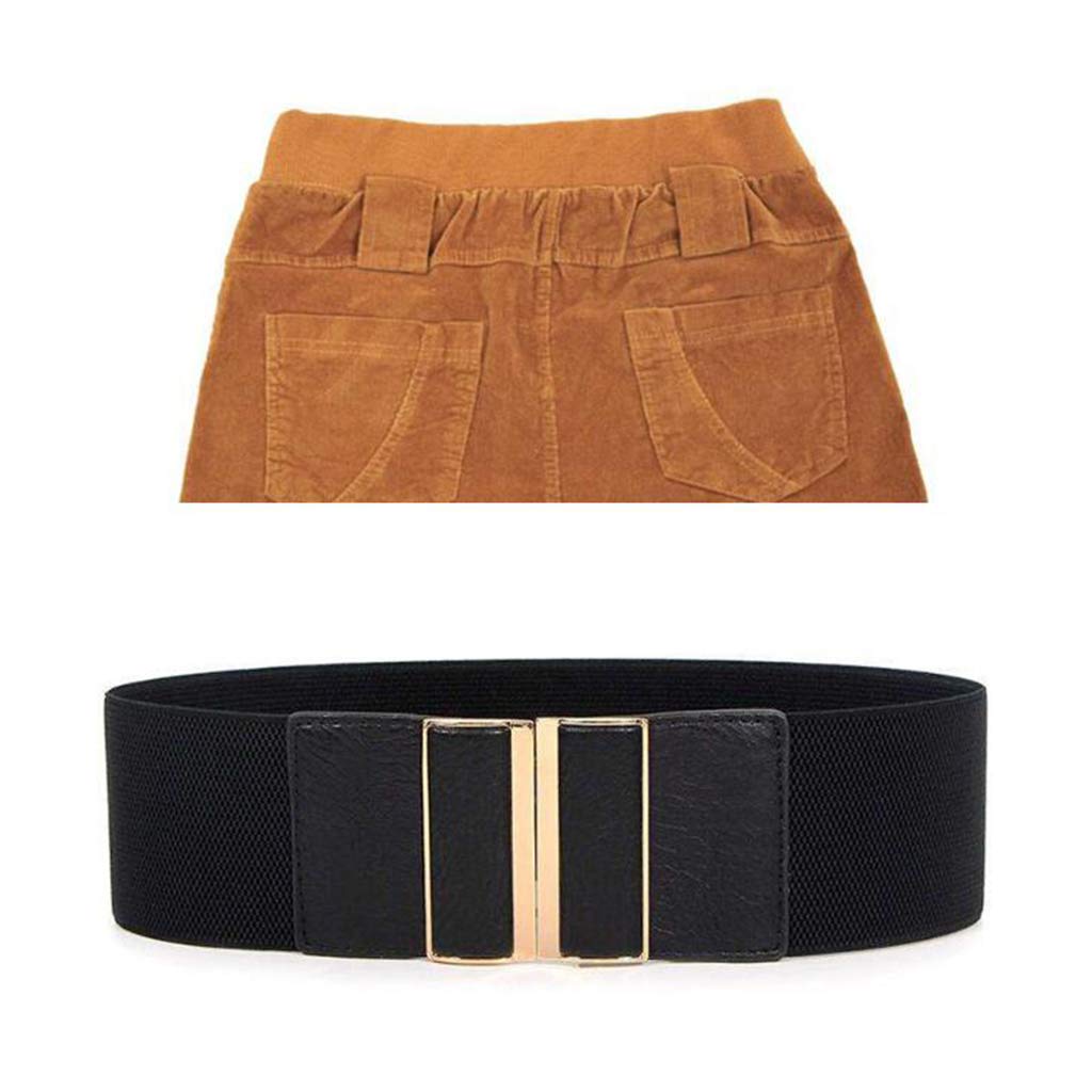 Juego de 3 bandas elásticas planas de 17.5 yardas de ancho para pantalones, costura, ropa, bricolaje, color negro