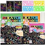 【dibujos para rascar adultos Usos Versátiles】papel negro para rascar Papel de arte instantáneo para rascar libros para trazas, garabatos, notas, mapas, bocetos, dibujos. papel raspar se puede usar para hacer juguetes, adornos navideños, San Valentín papel raspar, Pascua papel raspar, etc.