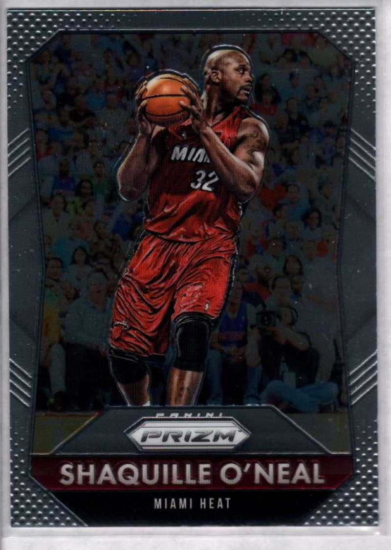2015-16 Panini Prizm Basketball #284 Shaquille O'Neal Miami Heat Official NBA Trading Card
