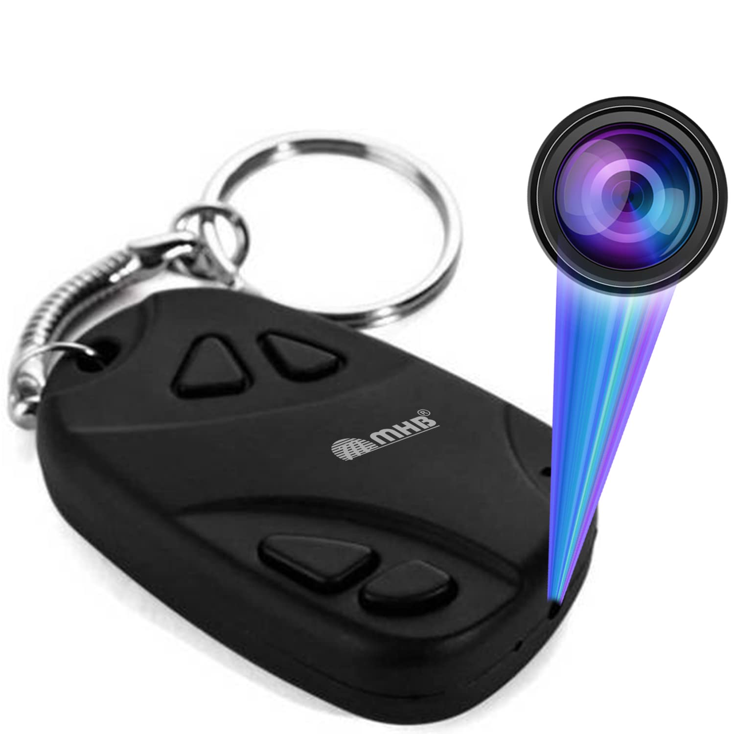 m mhb Hd Keychain Video SPY Camera DVR Cam Video Recorder Series 7,Keychain Security Camera Spy Audio/Video Recording,Outdoor & Indoor.32 gb supportable Memory.