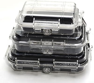 Portable Hard Case For Camping Gear, Waterproof And Shockproof Survival Box, Rugged Crush Proof Equipment Container With Shockproof Storage For Electronics, Outdoor Tool Organizer(M)