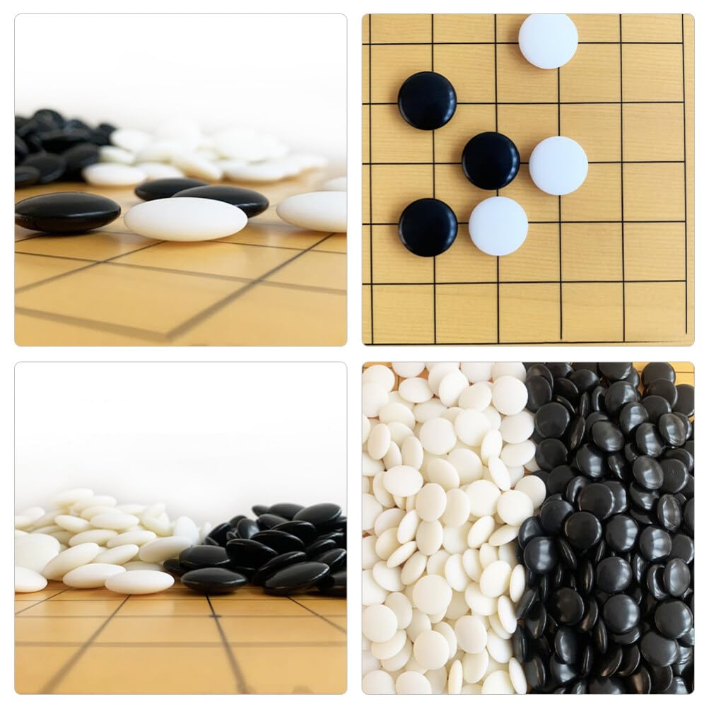 Happyyami Pezzi Da 360 Pezzi Vai a Scacchiera Pezzi Degli Vai Al Gioco Da Tavolo Perline Da Gioco Da Tavolo Forniture Per Gli Scacchi a Scuola Vai a Giocare Scacchi Cinesi Puzzle