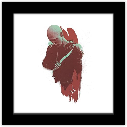 Trends International Gallery Pops Dune Part Two - Póster gráfico de pared Feyd-Rautha Harkonnen Shatter, 12.00 x 12.00 pulgadas, versión de marco