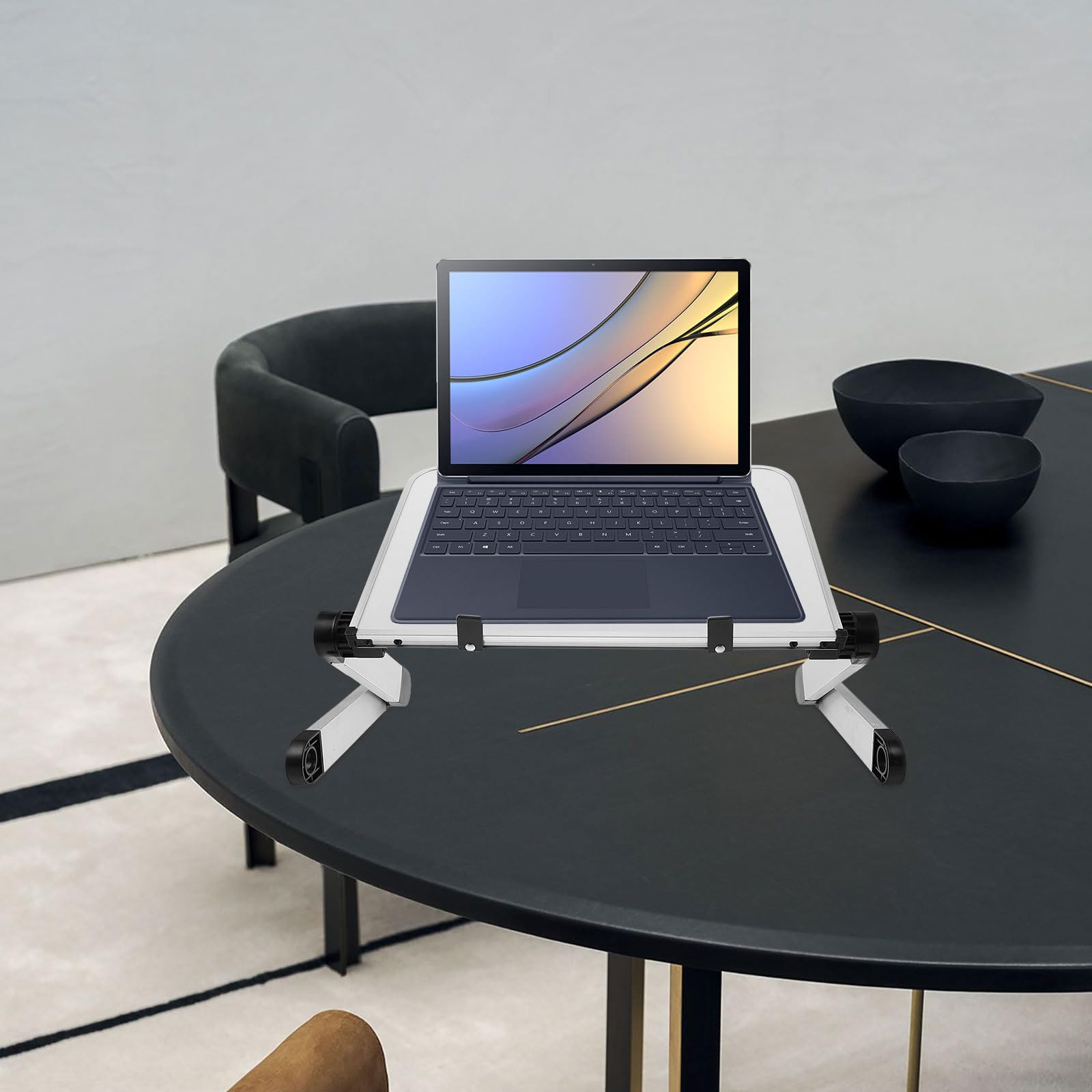 Soporte de Plegable Ajustable para Metal Ligero Computadora Portátil